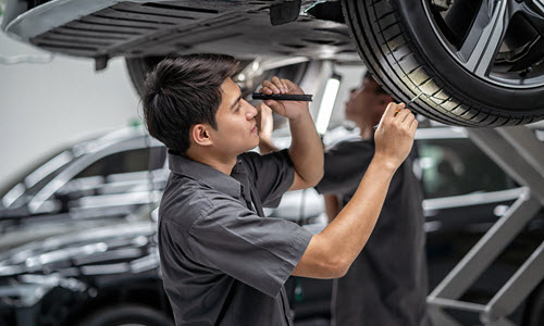 Jaguar Tire Maintenance